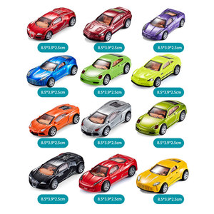 แจ็คโคทอยส์ เนว ทรейด เฟสติวัล รถโมเดลโลหะคลาสสิก 6 รุ่น <span class=keywords><strong>12</strong></span> สี ขนาด 1:64 ของเล่นรถแบบดึงถอยหลัง - Product Image 3