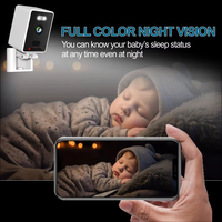 Caméra de surveillance WiFi compacte 3MP avec alerte audio intelligente, idéale pour la surveillance intérieure de la maison et la surveillance routière extérieure