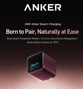Nuevo Cargador Anker Nano A121D 45W <span class=keywords><strong>USB</strong></span> <span class=keywords><strong>C</strong></span> GaN de Pared con Pantalla Inteligente, Clavijas Plegables de 180 Grados, Modo de Cuidado y Carga Rápida PD - Product Image 2
