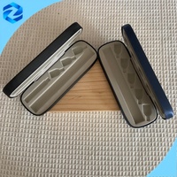 Étui à stylos isolé et résistant à l'eau, organiseur de voyage |   Couvercle en aluminium rigide avec fermeture éclair |   Pochette de transport portable, organiseur compact