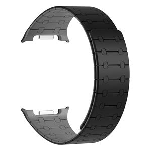 Bracelet de montre magnétique incurvé bicolore en silicone 20 mm, sans interstice, à libération rapide, étanche, bracelet de remplacement sport pour montre - Product Image 1