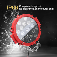 Luz de Trabajo LED Brillante de 7 Pulgadas y 51W, Foco Todoterreno 4x4, Faro Delantero Automotriz, Lámpara Antiniebla para Camioneta, Jeep, SUV, Hummer, Accesorios para Automóviles