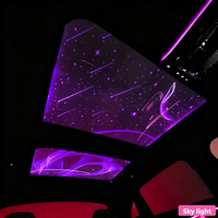 Luz Ambiental de Techo Panorámico con Efecto Cielo Estrellado para Clase E W214 W213, Tira LED para Techo Estrellado MBUX