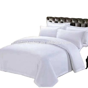 Healthy and Soft White Color 3 Pcs 100% Microfiber <strong>Bedding</strong> <strong>Set</strong> with Duvet Cover 1 and <strong>Pillow</strong> Cases 2 for Home Hotel Hospital - Product Image 4