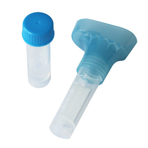 Tubo de Recolección de Saliva Hua Chenyang de 5 ml con Tapa y Filtro, Cilindro Portátil de Laboratorio Resistente al Desgaste - Product Image 3