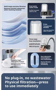 เครื่องกรองน้ำดื่ม ProTap+ D1 ระบบกรองหลายขั้นตอน ตัวเครื่องโปร่งใส แสดงอายุการใช้งานไส้กรอง เหมาะสำหรับใช้ในครัวเรือน - Product Image 3