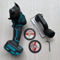 Meuleuse d'angle électrique portable 21V, mini, sans fil, 3 pouces, pour bricolage à domicile, machine de découpe, polisseuse à batterie lithium rechargeable