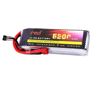 FPV מזל""ט 6S 5200mah 35C 14.8V עם מחבר XT60 עבור מל""ט/מל""ט/FPV