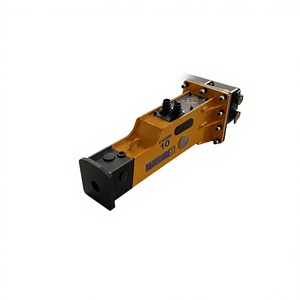 Martillo Hidráulico de Alta Calidad Tipo Caja Amarillo para Miniexcavadora de 0.8-2.5 Toneladas, 102 kg, 1 Año de Garantía - Product Image 1