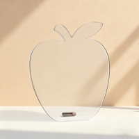 Noble personnalisé acrylique bureau Apple Sports personnalisé sur mesure Logo acrylique Apple trophée Plaque de récompense