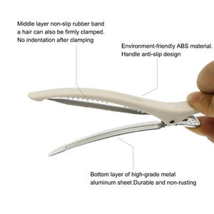 <span class=keywords><strong>Pince</strong></span> à <span class=keywords><strong>cheveux</strong></span> professionnelle, épingle de coiffure pour Salon de coiffure, accessoires, en forme de canard, <span class=keywords><strong>plate</strong></span> - Product Image 6