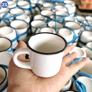 Set di Tazze in Ceramica Bianca Personalizzate per Caffè Mini da 2oz e Tazzine da Espresso da 4oz, Vendita all'Ingrosso - Product Image 5