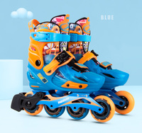 Nouveau produit de patins à roues alignées en PP à coque dure de haute qualité pour enfants Offre Spéciale pas de chaussures de patins à roues alignées clignotantes