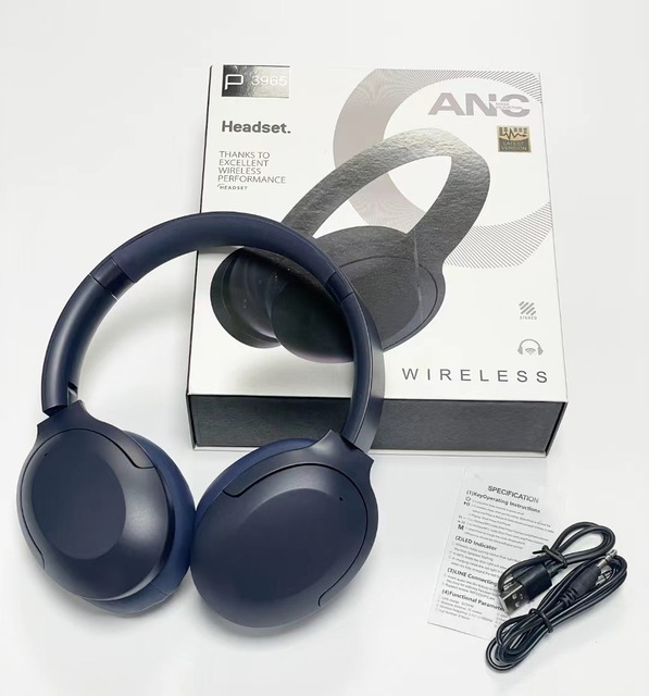 Soyto P3965 ANC BT Wireless Over-ear Music Stereo Sound Headset Casque Auricular Over Ear Headphone Kulaklik Auriculares Sem Fio