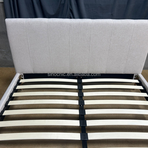 Giường gỗ nền tối giản hiện đại với ngăn kéo lưu trữ và hỗ trợ <span class=keywords><strong>Slatted</strong></span> gia cố - Product Image 2