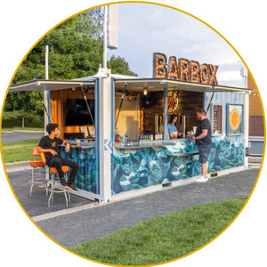 Kiosque de bureau en conteneur préfabriqué à prix coûtant 2025 à vendre, restaurant en conteneur - Product Image 4