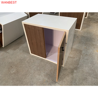 Table de bureau en surface solide de forme droite fabriquée en Chine, design unique, bureau de direction pour manager