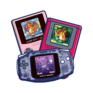 YZ Mới Pokemoned Trò Chơi DS Nguồn Gốc Elf-3D Thẻ Bộ Sưu Tập raster Bán Sỉ-Nhà Cung Cấp Cá Nhân Acrylic Game Console Mô Hình Đồ Chơi - Product Image 2