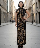 Nouvelle Robe de Soirée Florale Plissée Deux Pièces avec Foulard, Modèle K1185, Collection 2026, Très Vendue, Idéale pour Banquets et Fêtes