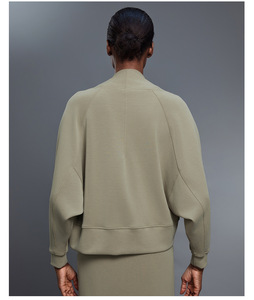 2025 automne hiver Modal doux loisirs <span class=keywords><strong>Cardigan</strong></span> à manches longues tout en Match tenue survêtement élégant vêtements de sport quotidien <span class=keywords><strong>Cardigan</strong></span> GYM - Product Image 2