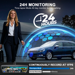 Espejo con Streaming y Control por Voz AI, Cámara de Doble Canal 2K con Comando de Voz para Vehículos Comerciales, Grabadora de Coche Manos Libres - Product Image 5