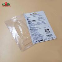 Emballage de carte blister avec logo personnalisé, blister coulissant économique pour chargeurs et assiettes et bols en plastique avec carte en papier