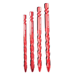 KeZHIde Four-Tooth Eccentric Drill <b>Bit</b> 6mm 8mm 10mm 12mm Spiral For Masonry Dry Cooling - Product Image 2