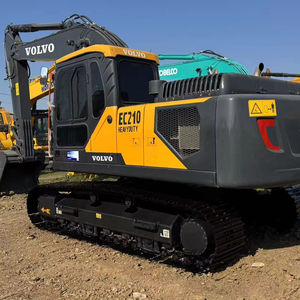 Pelleteuse à chenilles Volvo EC210 originale d'occasion à bas prix avec pompe à moteur et boîte de vitesses et machines de construction de PLC-21 tonnes à vendre - Product Image 2