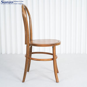 Sunzo mobilya antika istiflenebilir yemek olay parti ahşap düğün Thonet Bentwood sandalyeler - Product Image 3
