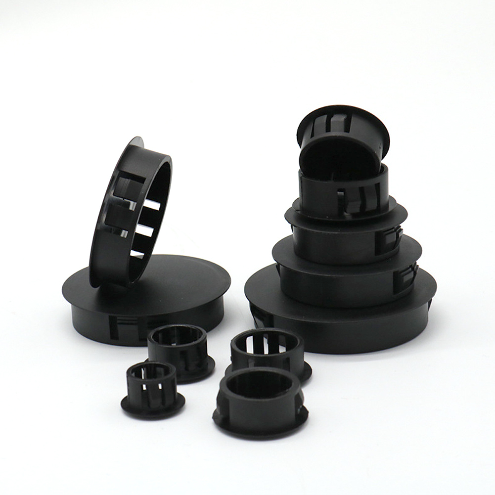 Nylon Buckle Plastic Round Hole Plug Hole Plugs Round Black Plastic ...