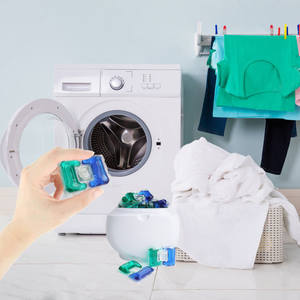 Capsules de savon haute capacité PVA film soluble dans l'eau liquide lessive forme de dosette boule détergent à lessive dosette - Product Image 5