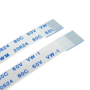 <span class=keywords><strong>Cable</strong></span> Plano Flexible AWM 20624 80C 60V, Paso de <span class=keywords><strong>0.5mm</strong></span>, 10 Pines, 150mm de Largo, Contacto del Mismo Lado Tipo A, FFC FCC - Product Image 3
