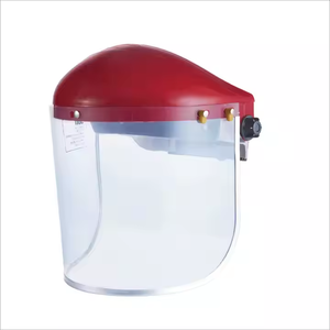Casco cómodo de grado industrial con visera transparente y equipo de protección de sombrero de copa amarillo para entornos de trabajo de alto riesgo - Product Image 1