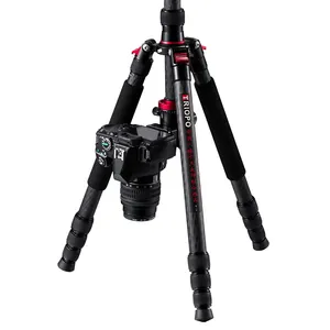 Triopo摄影专业重型碳纤维三脚架代表手机相机tiktok三脚架