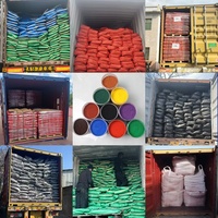 Prix d'usine, colorants pour béton, pigments, oxyde de fer synthétique pour la coloration du béton, du ciment, des briques, de la peinture
