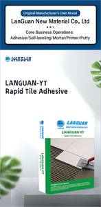<span class=keywords><strong>YT1</strong></span> pour l'application d'adhésif cimentaire haute résistance pour carrelage intérieur/extérieur, nivellement de sol en céramique et porcelaine, étanchéité et anti-fissures - Product Image 2