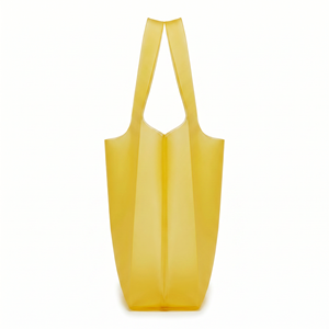 BSCI Rootsmen Yellow Eco-Friendly TPU <b>Material</b> Beach Tote <b>Bag</b> Custom Logo Shoulder Handle Open Top Customizable for MOQ 500 Pcs - Product Image 6