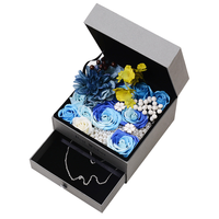 Boîte d'emballage personnalisée mixte chocolat blanc et fleur de maman, boîtes à manches