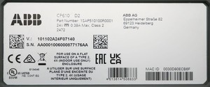 CP610 1SAP510100R0001 หน้าจอสัมผัสควบคุม HMI สำหรับ PLC - Product Image 1