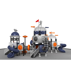 Toboggan en forme de fusée sur le thème de l'espace, sûr et non toxique, pour aire de jeux extérieure pour enfants, <span class=keywords><strong>parc</strong></span> d'aventure, centre d'attractions - Product Image 2