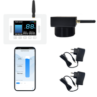 Sensor de Nivel Ultrasónico LoRa con Monitoreo Remoto en Tiempo Real por Aplicación, Alarma de Nivel Alto/Bajo para Tanques de Agua y Almacenamiento
