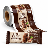 Emballage alimentaire imprimé sur mesure, emballage pour barres de crème glacée/glace, emballage pour bâtonnets de gelée, emballage pour bonbons, film plastique en rouleau pour emballage alimentaire