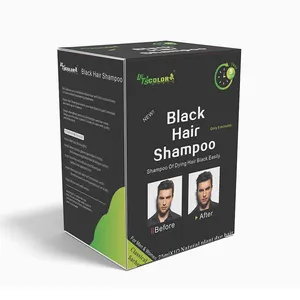 Şampuan tinte saç boya şampuanı üretici siyah şampuan boya