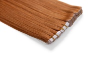 Extensions de cheveux humains Remy à double trame avec bandes adhésives, vente en gros