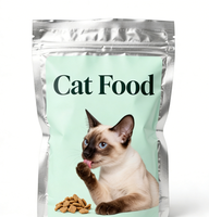 Sacs d'emballage personnalisés en plastique à fond plat pour aliments pour animaux de compagnie (chiens et chats) de 5 kg, 10 kg, 15 kg, 20 kg, 25 kg, imprimés sur mesure, fabrication OEM
