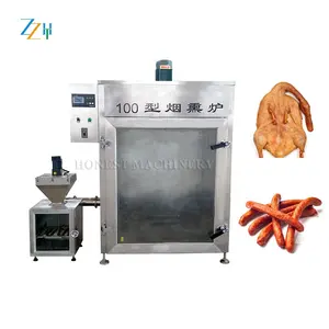 Advanced Structure Commercial Smoke Oven / Meat Smoking Equipment / Food Smoking Machine for Chicken Duck Fish