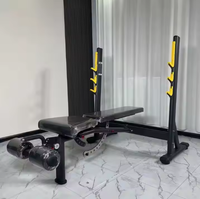 XOYOOU Banc de musculation réglable commercial, banc de musculation rétractable, banc de musculation réglable inclinable/déclinable/plat