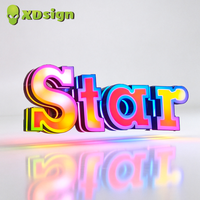 Enseigne au néon LED personnalisée XDsign, lettres lumineuses extérieures, couleur magique, signalétique 3D, enseigne au néon LED commerciale pour les entreprises