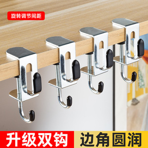 Adjustable Desk Hooks For <b>Backpacks</b> And Dormitories 5 10kg Load Capacity Double Hook Design Cold <b>Rolled</b> Steel Sheet Material - Product Image 4