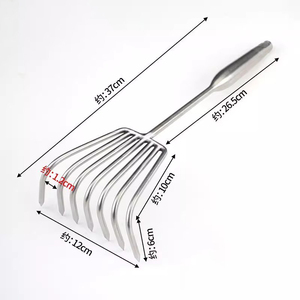 J05 tốt nhất nông nghiệp trồng công cụ Rake <span class=keywords><strong>weeder</strong></span> lưỡi thép không gỉ ngoài trời làm cỏ công cụ vườn công cụ thiết lập - Product Image 6